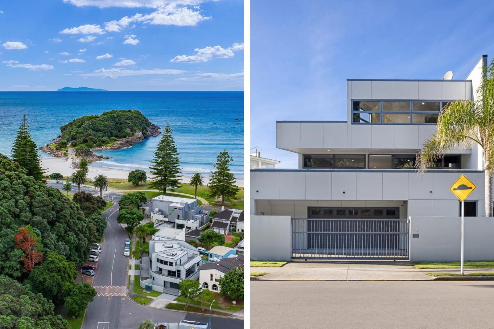 Pacific Escape - Downtown, Beach & Sea Views Mount Maunganui Luaran gambar